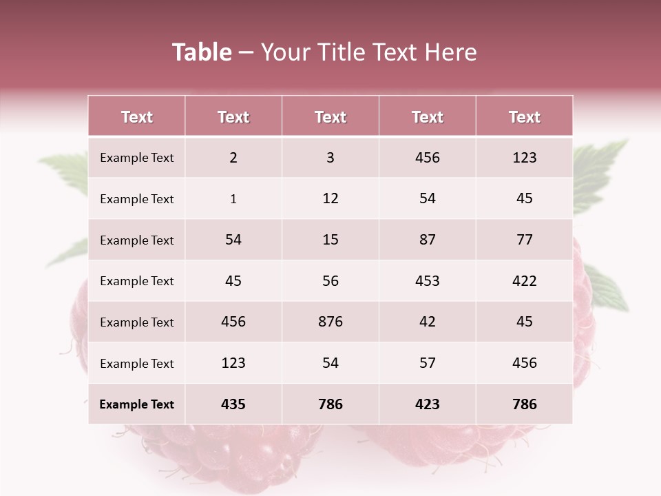 Vitamins Diet Mineral PowerPoint Template