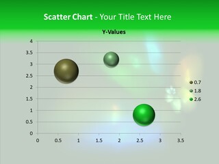 Green Pattern Blue PowerPoint Template