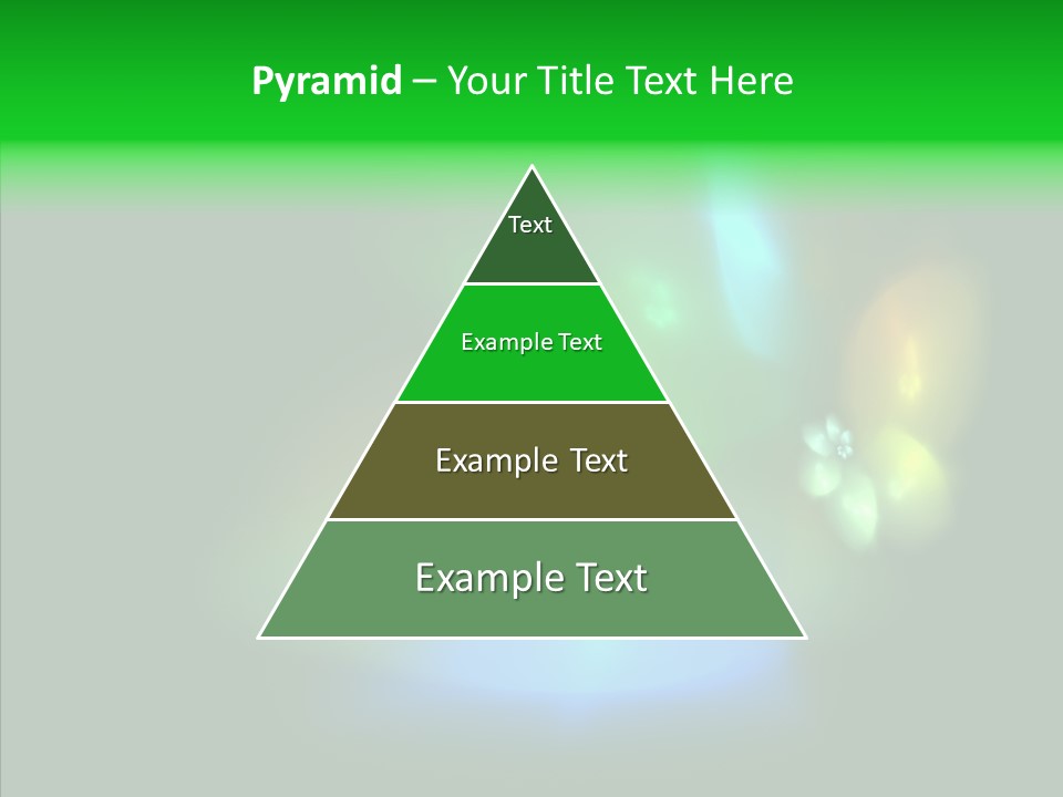 Green Pattern Blue PowerPoint Template
