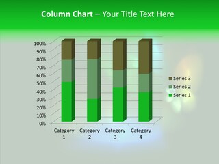 Green Pattern Blue PowerPoint Template