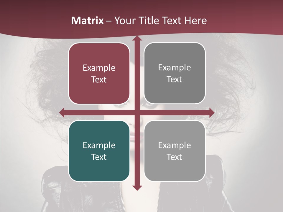 Fluffy Photo Lips PowerPoint Template