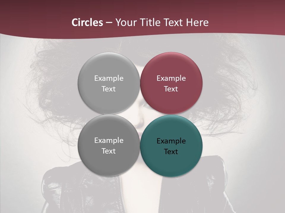 Fluffy Photo Lips PowerPoint Template