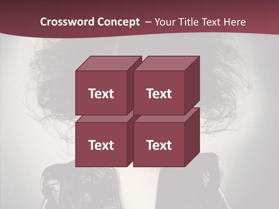 Fluffy Photo Lips PowerPoint Template