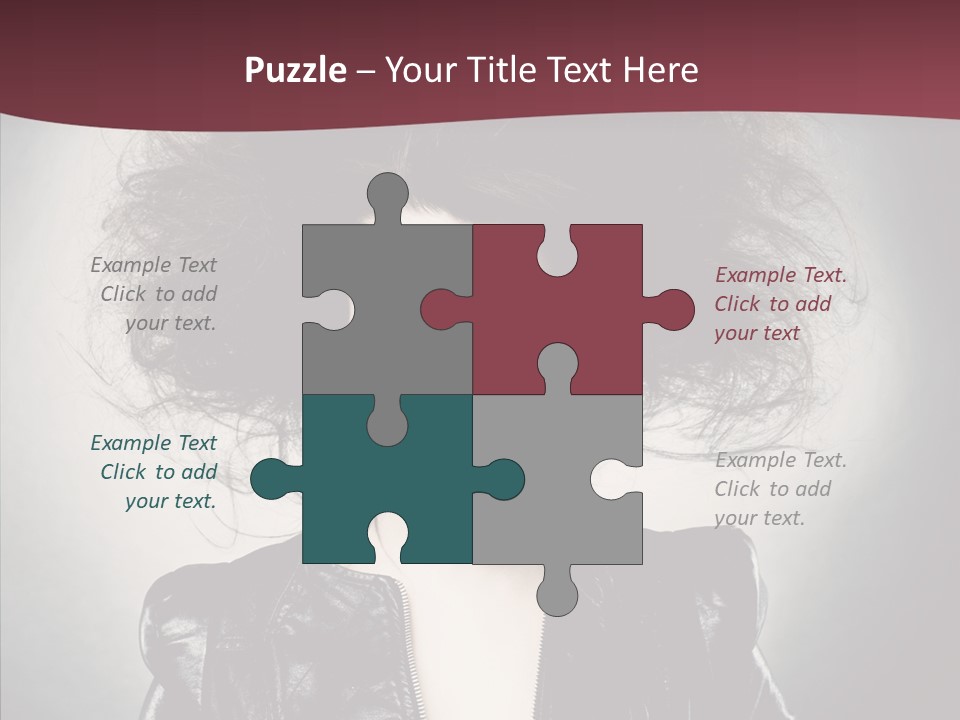 Fluffy Photo Lips PowerPoint Template