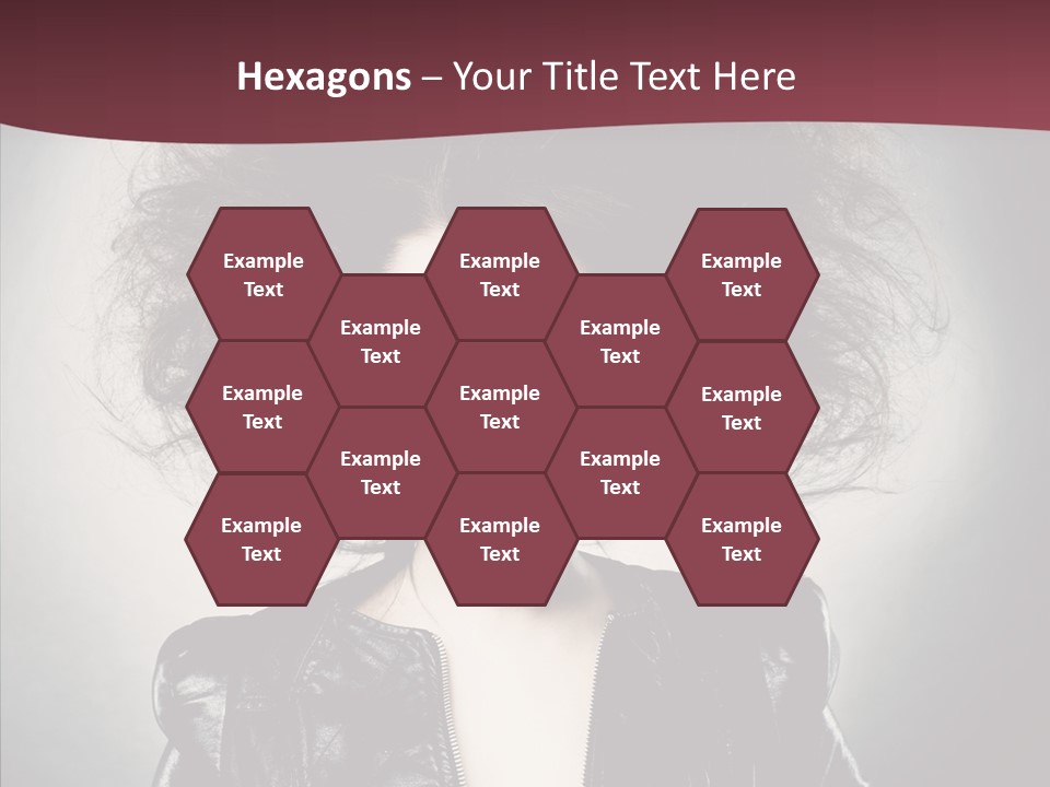 Fluffy Photo Lips PowerPoint Template