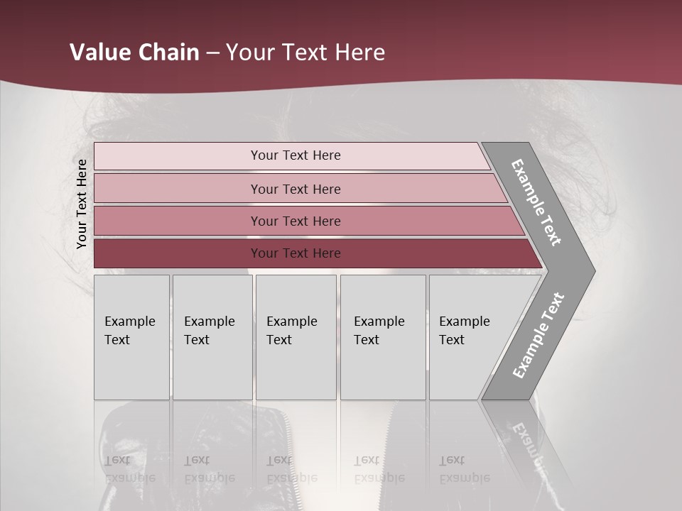 Fluffy Photo Lips PowerPoint Template