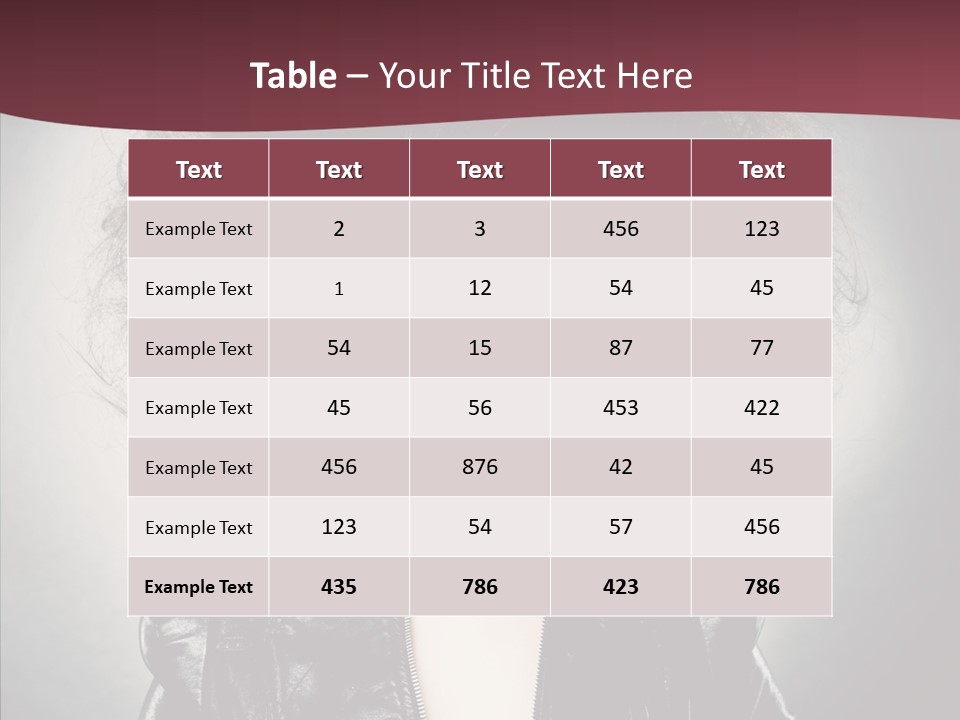 Fluffy Photo Lips PowerPoint Template