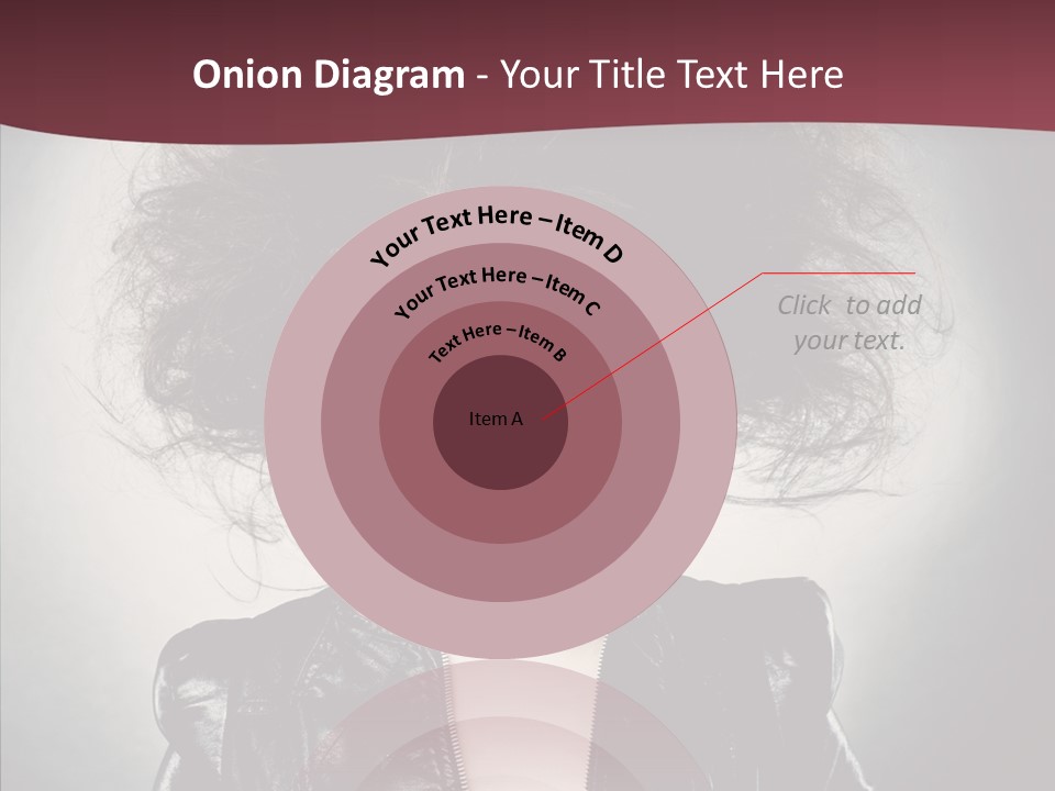 Fluffy Photo Lips PowerPoint Template