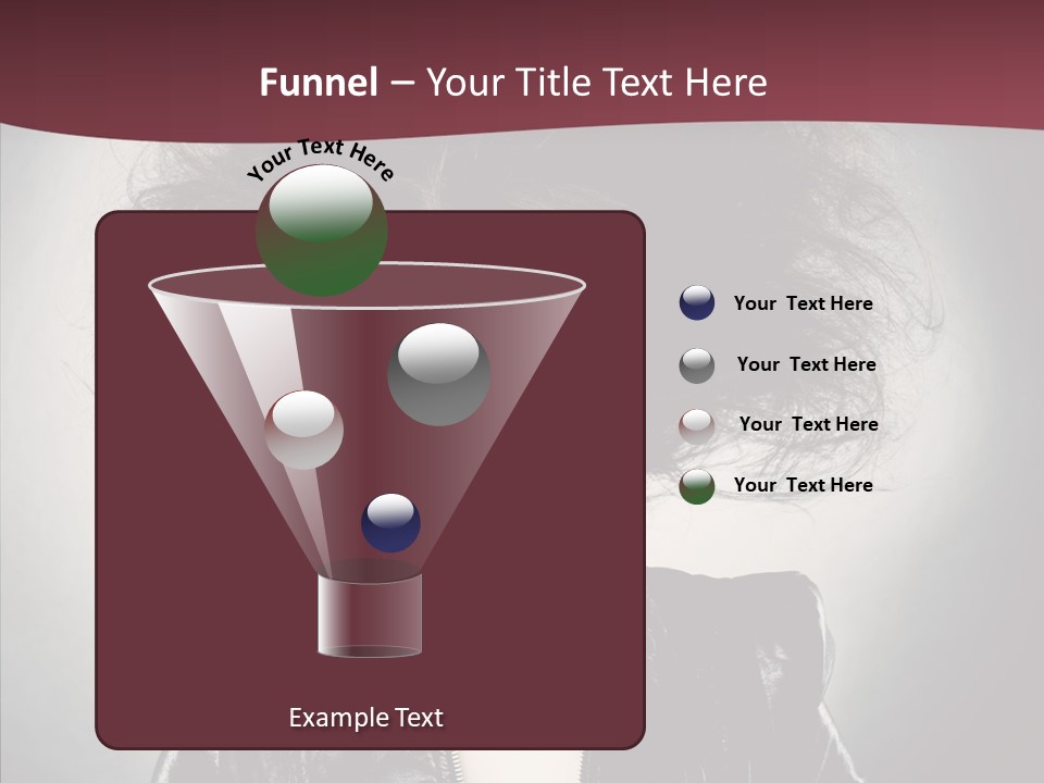 Fluffy Photo Lips PowerPoint Template