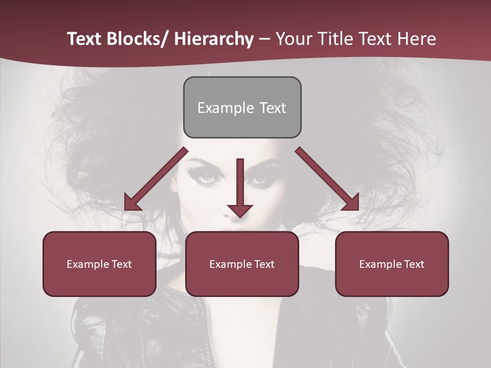 Fluffy Photo Lips PowerPoint Template