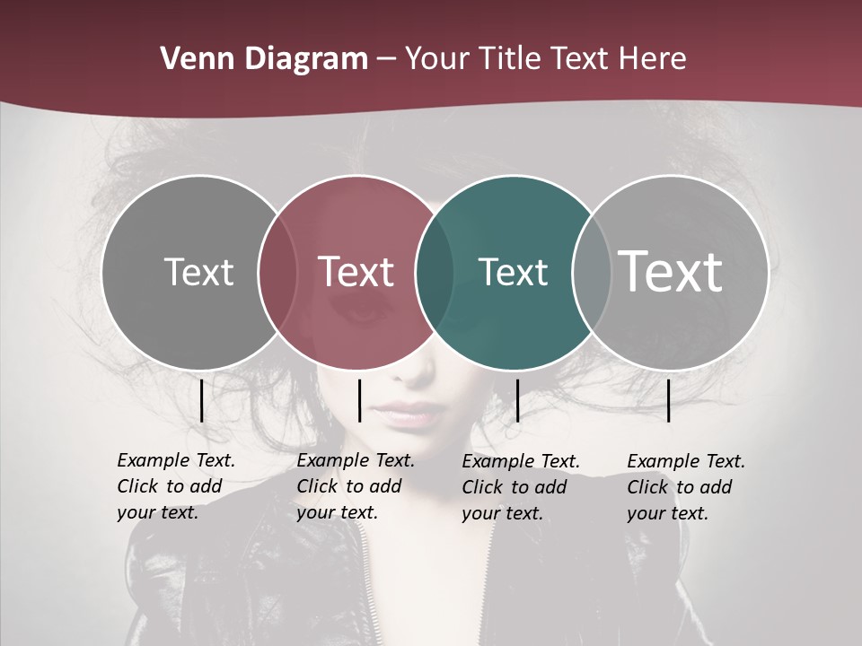 Fluffy Photo Lips PowerPoint Template