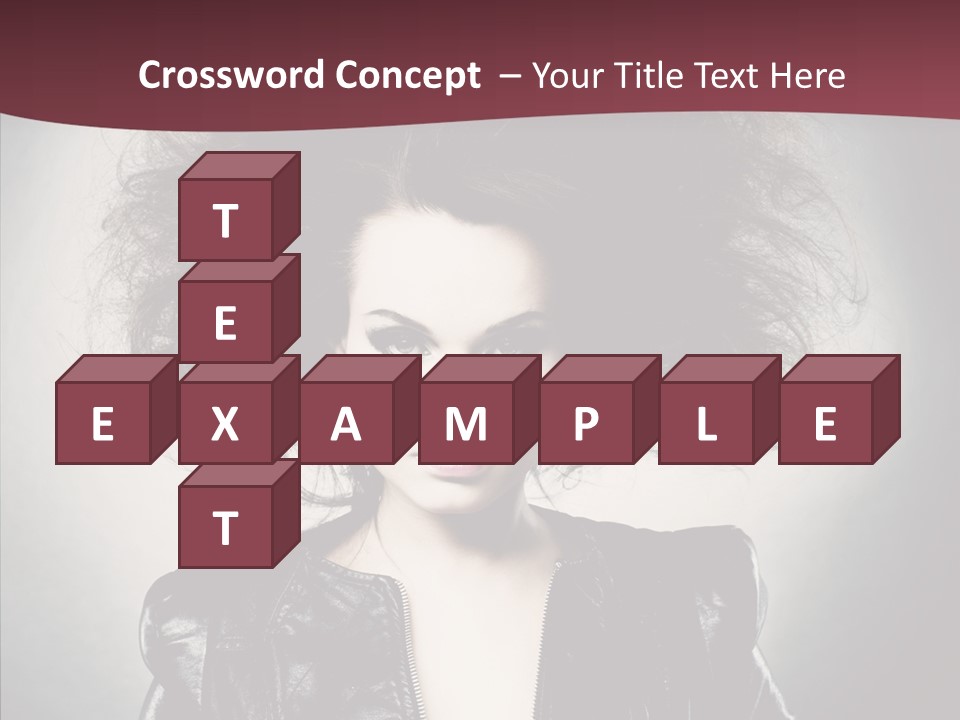 Fluffy Photo Lips PowerPoint Template