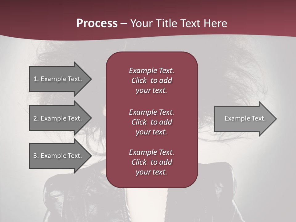 Fluffy Photo Lips PowerPoint Template