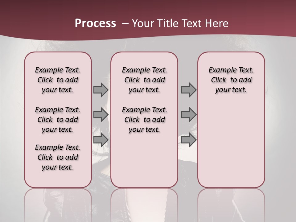 Fluffy Photo Lips PowerPoint Template