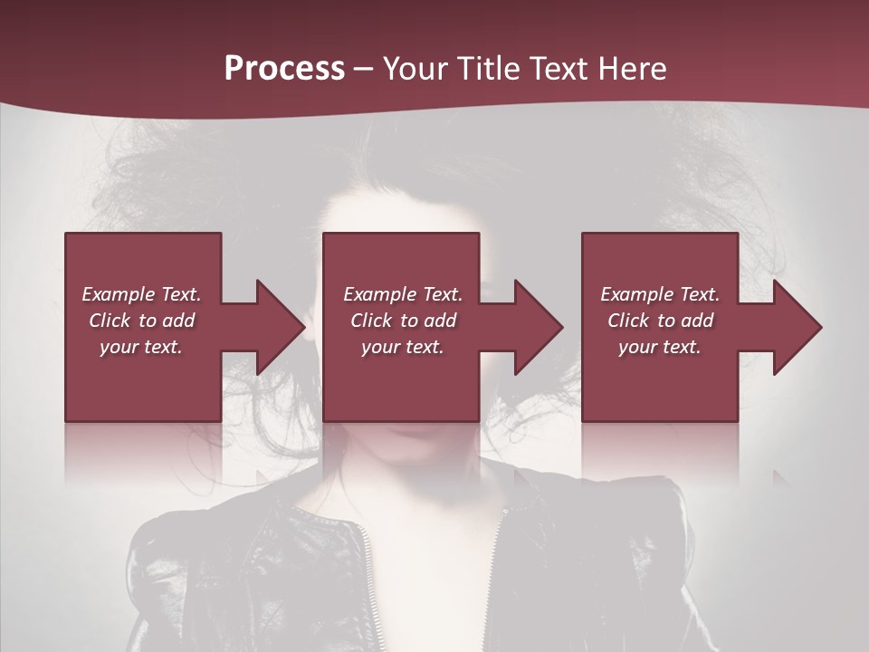 Fluffy Photo Lips PowerPoint Template
