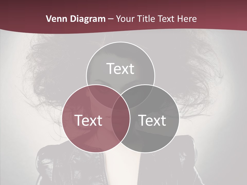 Fluffy Photo Lips PowerPoint Template