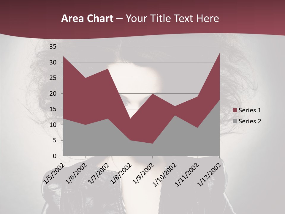 Fluffy Photo Lips PowerPoint Template