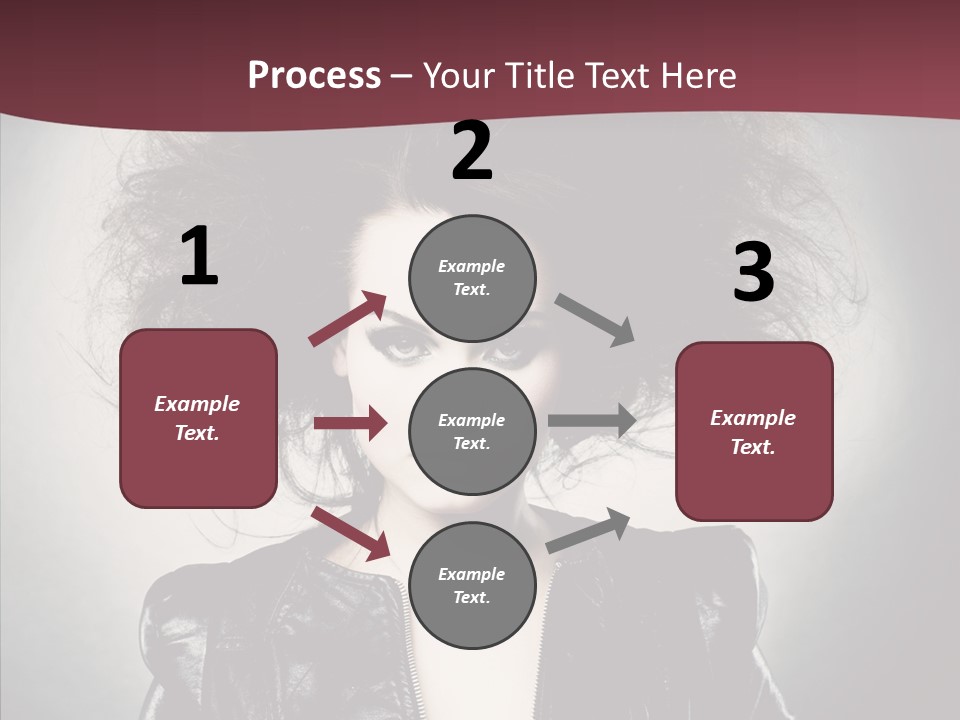 Fluffy Photo Lips PowerPoint Template