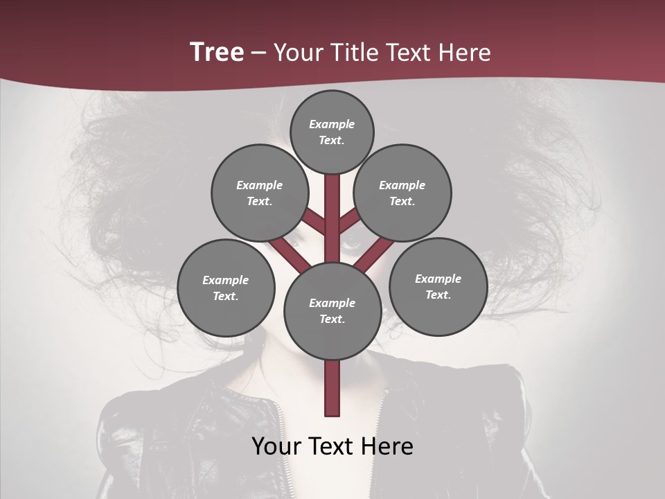 Fluffy Photo Lips PowerPoint Template