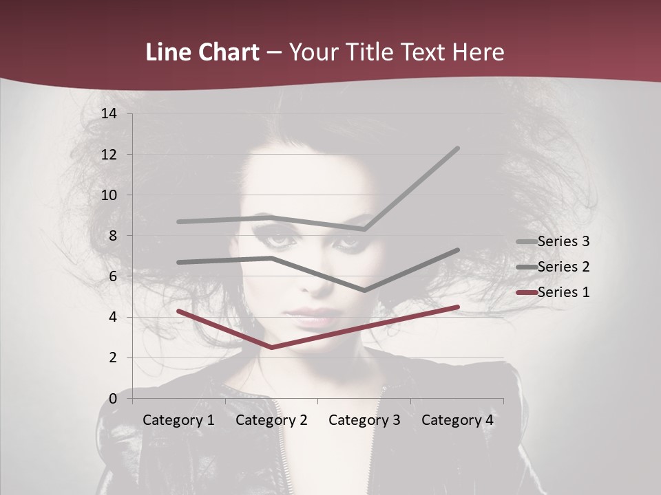 Fluffy Photo Lips PowerPoint Template