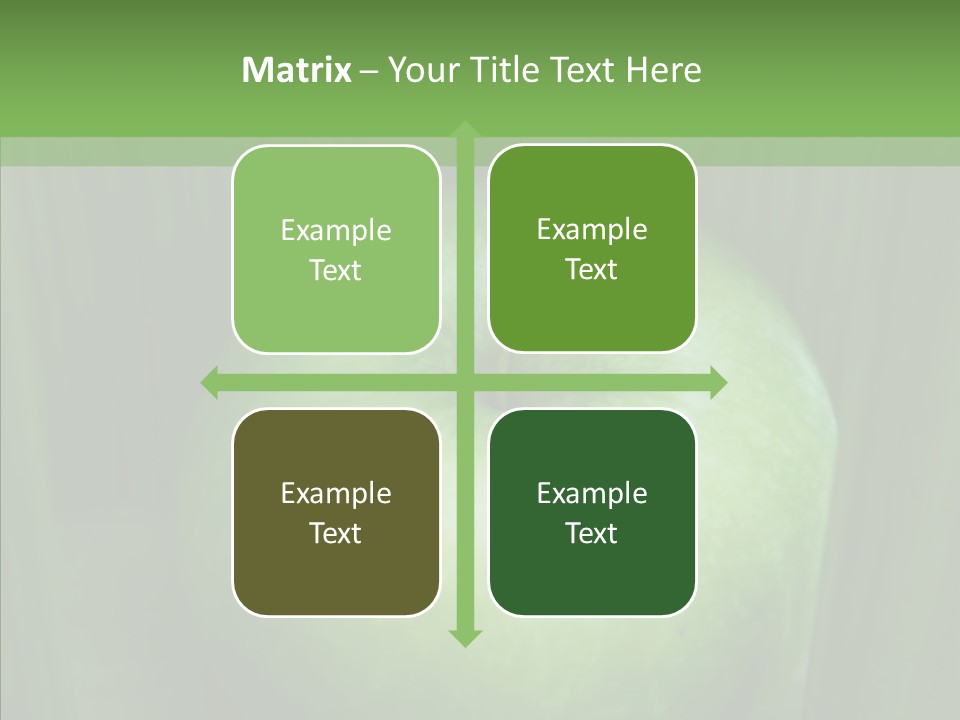 Green Natural White PowerPoint Template