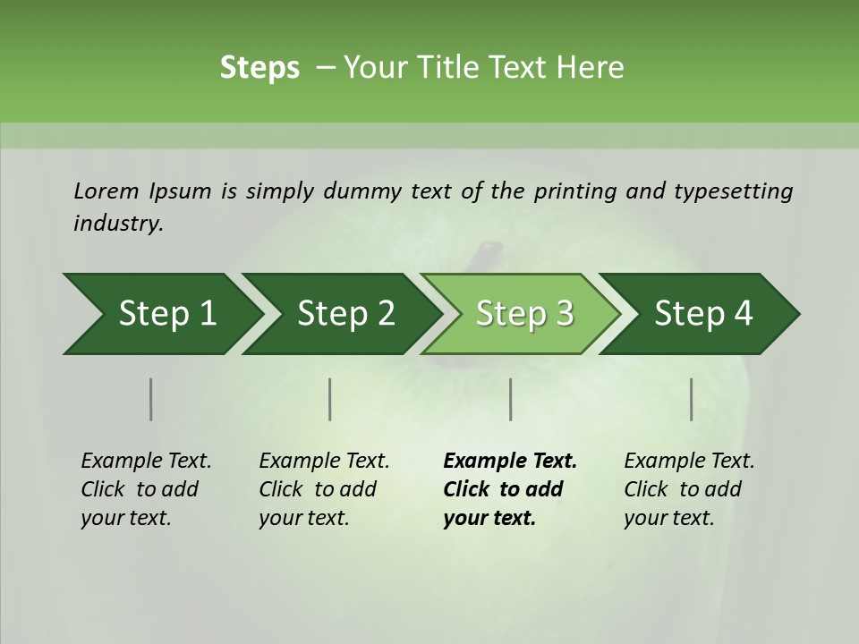 Green Natural White PowerPoint Template