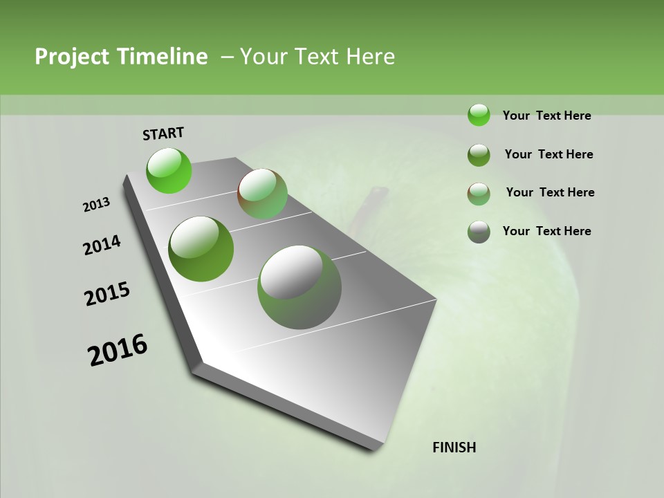 Green Natural White PowerPoint Template