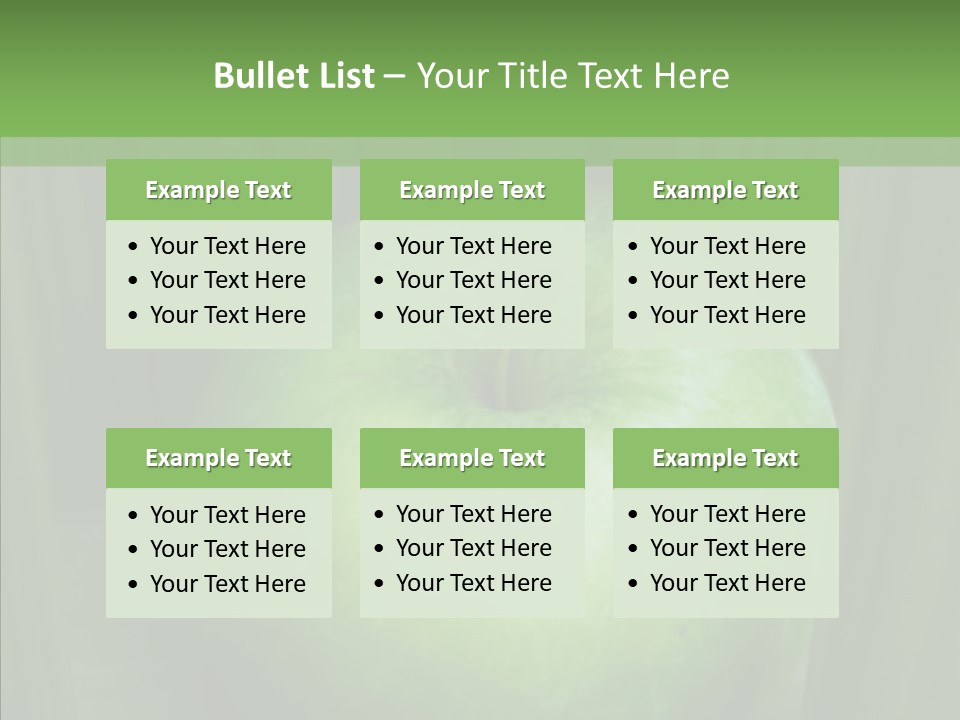 Green Natural White PowerPoint Template