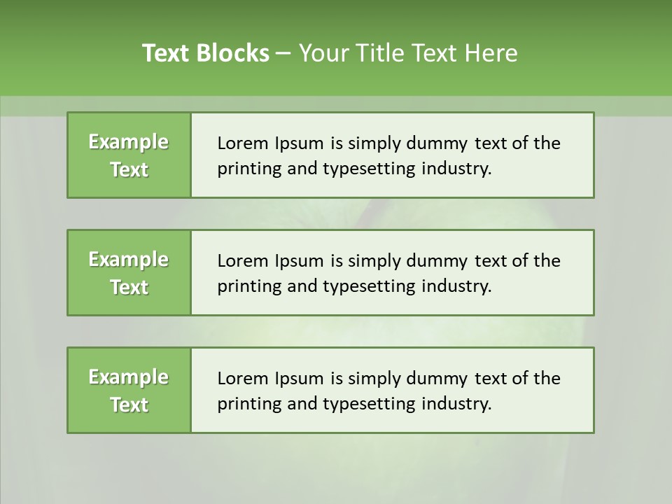 Green Natural White PowerPoint Template