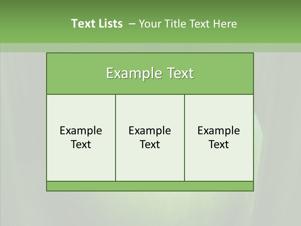 Green Natural White PowerPoint Template