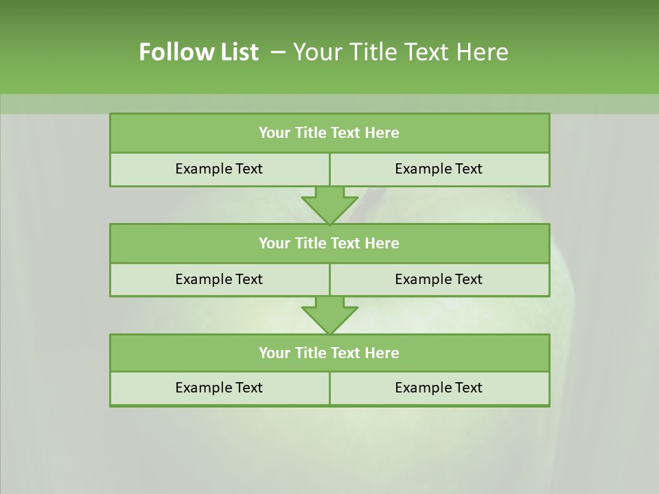 Green Natural White PowerPoint Template