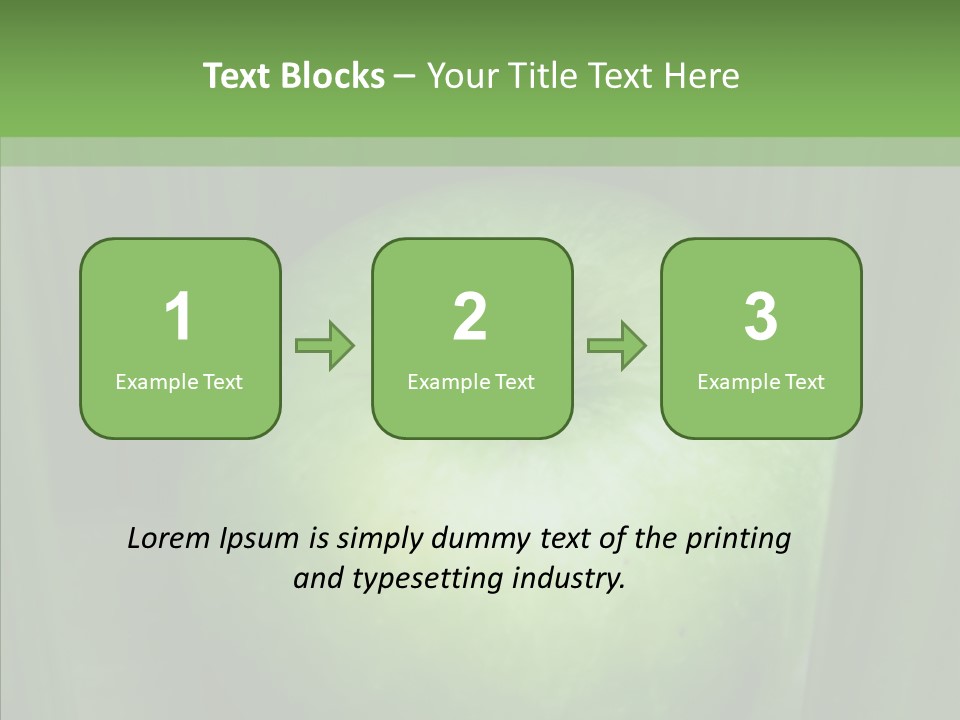Green Natural White PowerPoint Template