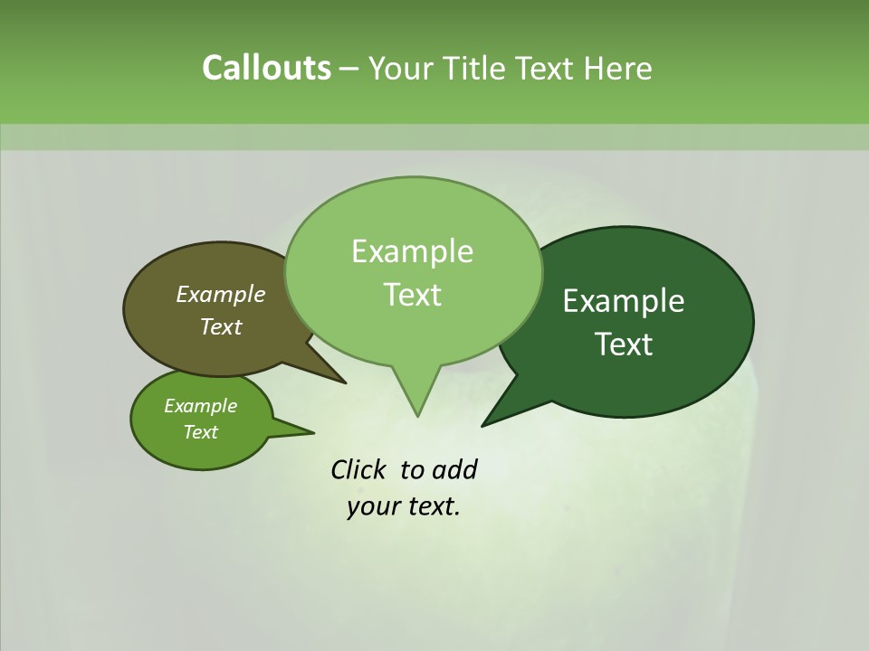 Green Natural White PowerPoint Template