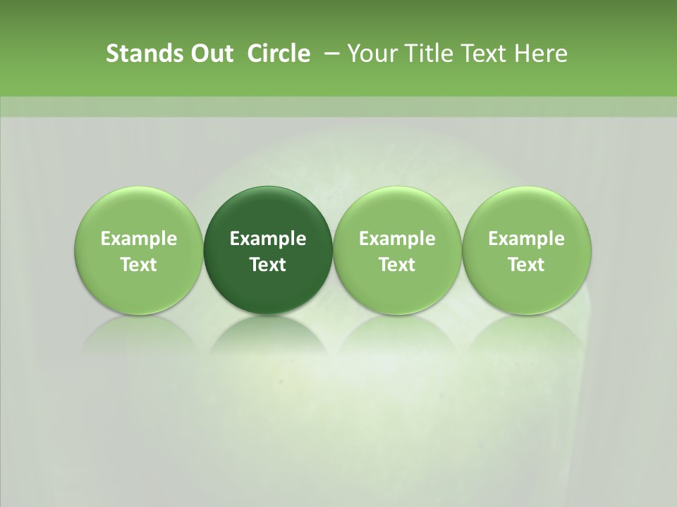 Green Natural White PowerPoint Template