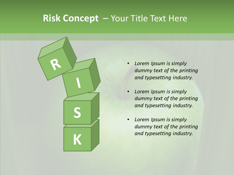 Green Natural White PowerPoint Template