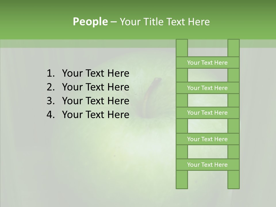 Green Natural White PowerPoint Template