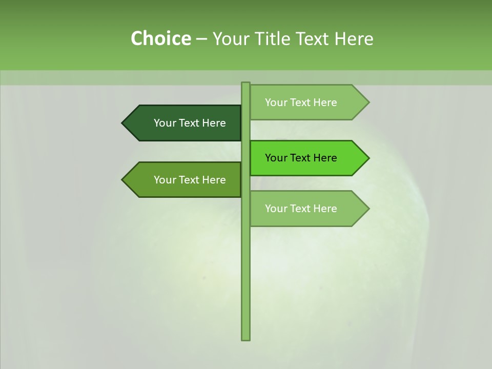 Green Natural White PowerPoint Template