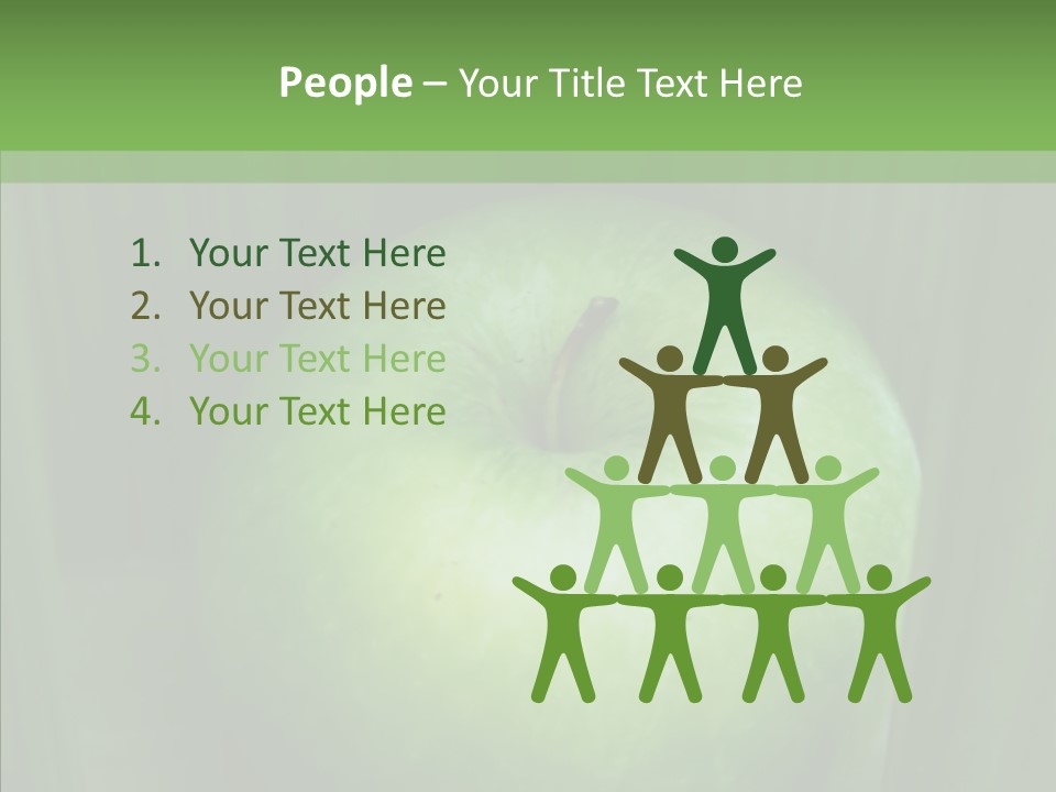 Green Natural White PowerPoint Template