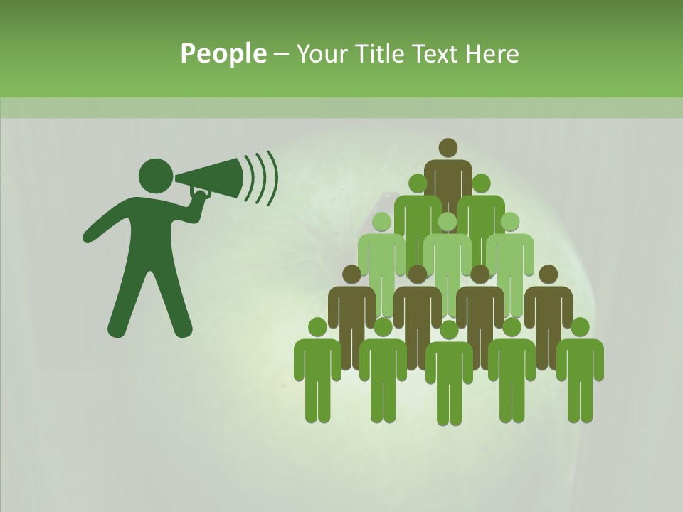 Green Natural White PowerPoint Template