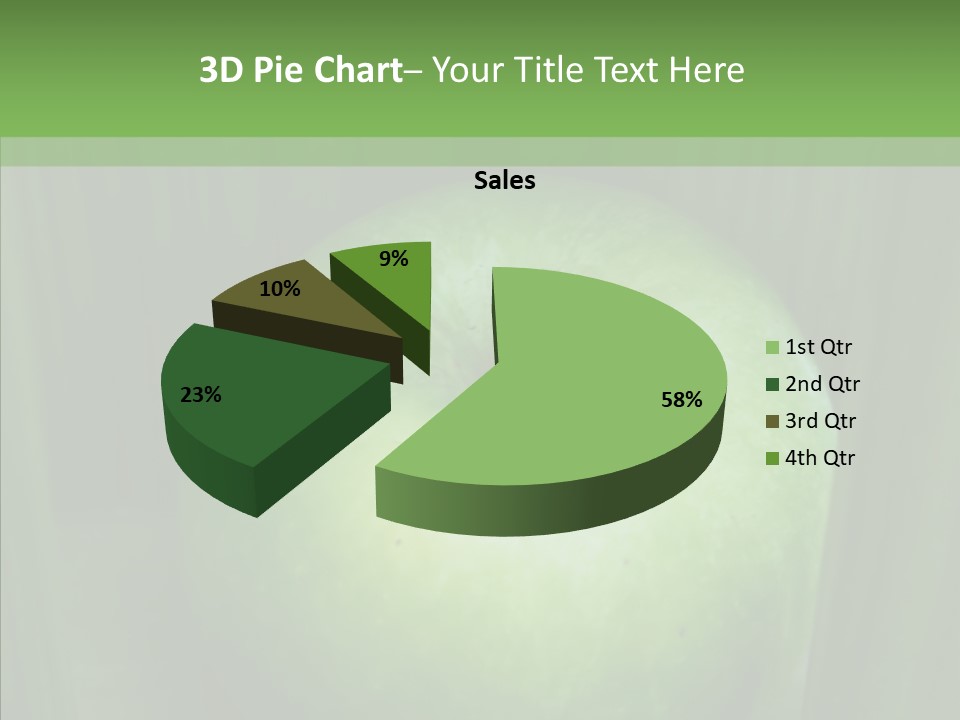 Green Natural White PowerPoint Template