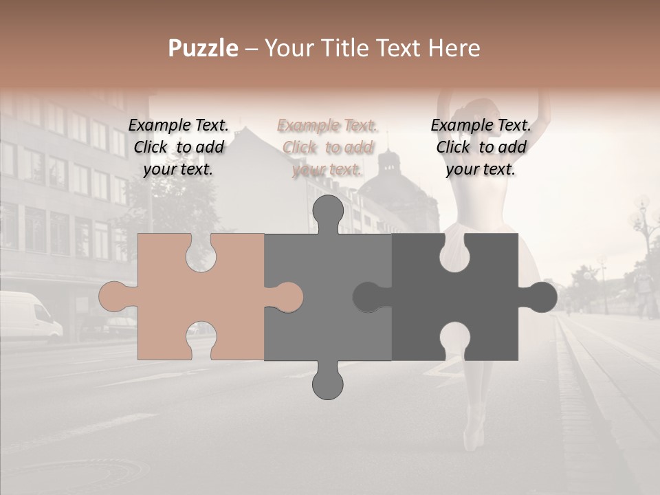 Young Kiss Heart PowerPoint Template