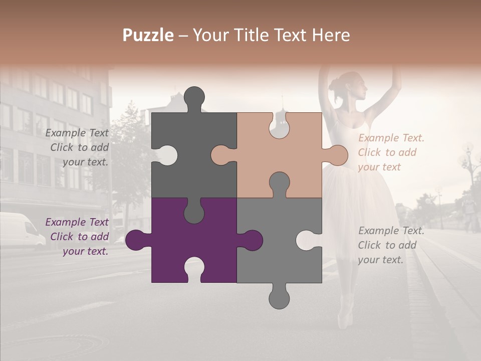 Young Kiss Heart PowerPoint Template