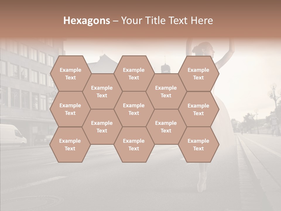 Young Kiss Heart PowerPoint Template