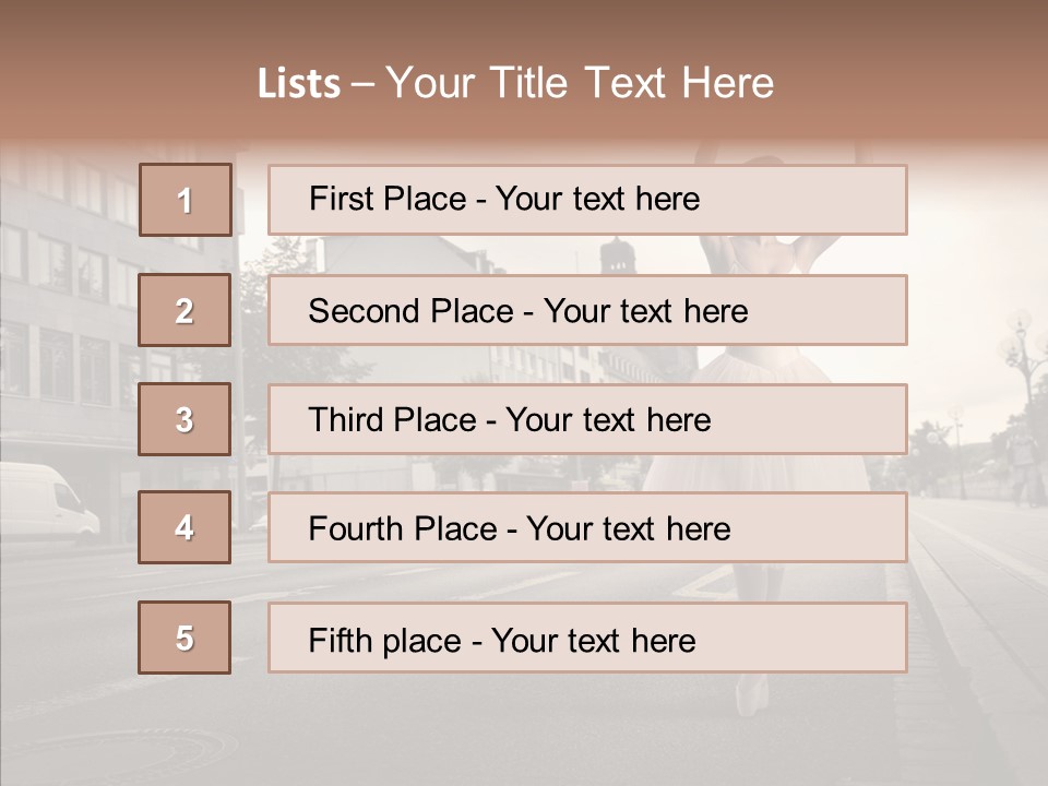 Young Kiss Heart PowerPoint Template