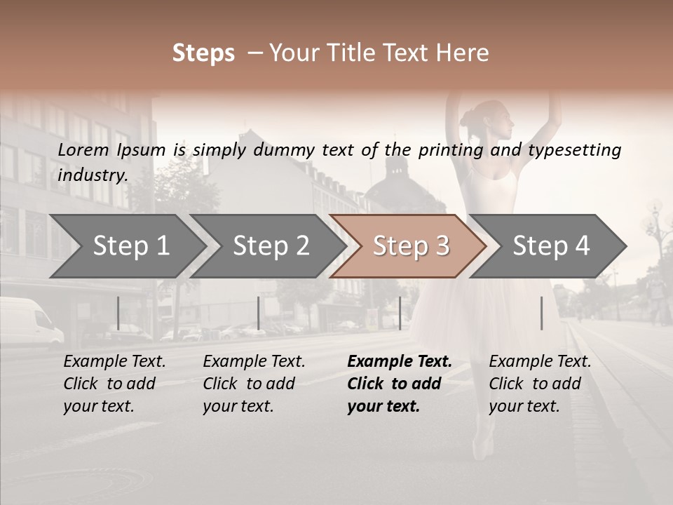 Young Kiss Heart PowerPoint Template