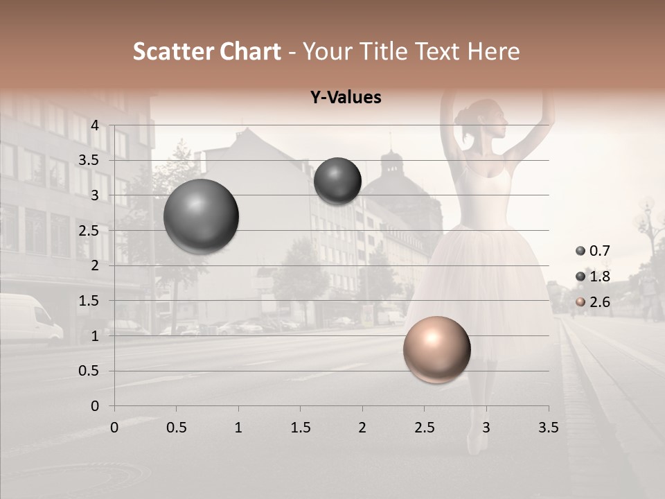 Young Kiss Heart PowerPoint Template