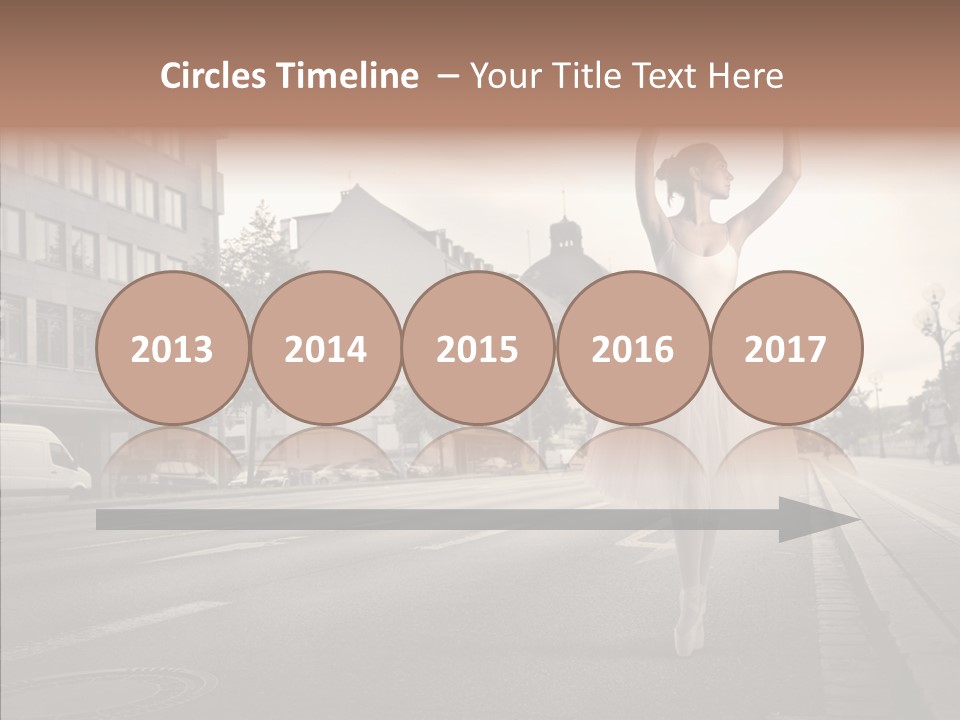 Young Kiss Heart PowerPoint Template