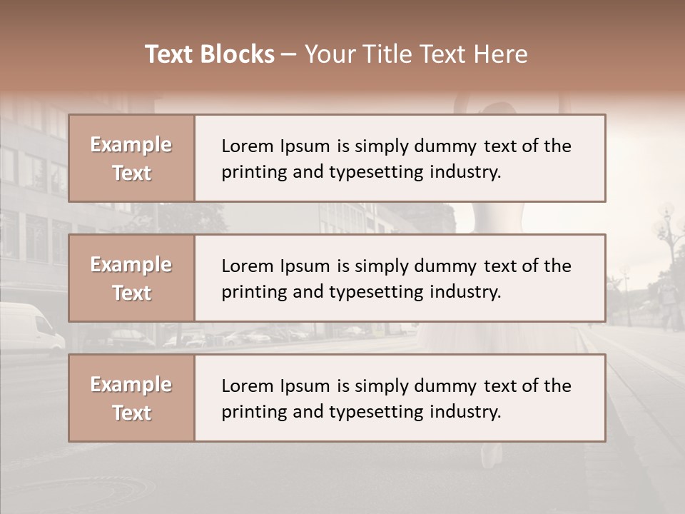 Young Kiss Heart PowerPoint Template