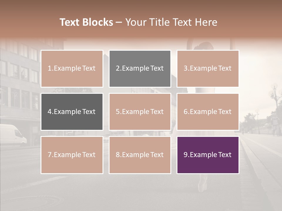 Young Kiss Heart PowerPoint Template