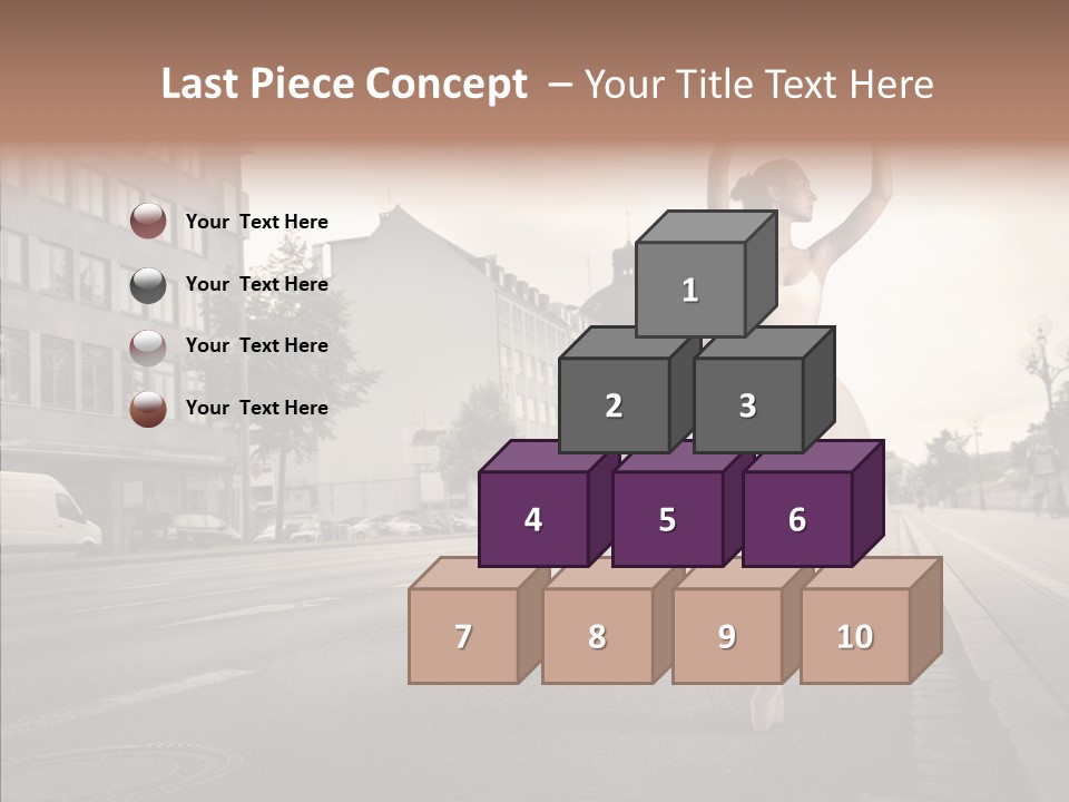 Young Kiss Heart PowerPoint Template